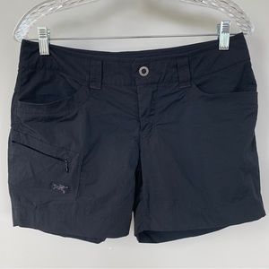 Arc’teryx Black Hiking Shorts Size 6
